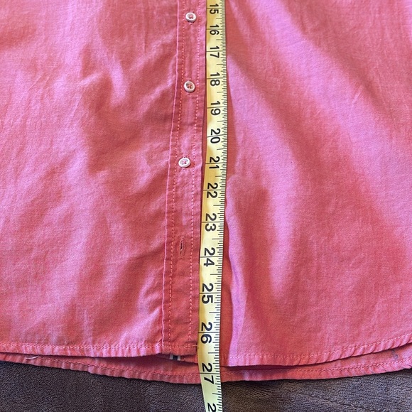 MASSIMO DUTTI | 100% Cotton Short Sleeve Military Button Down Shirt- sz S/M - Picture 8 of 10